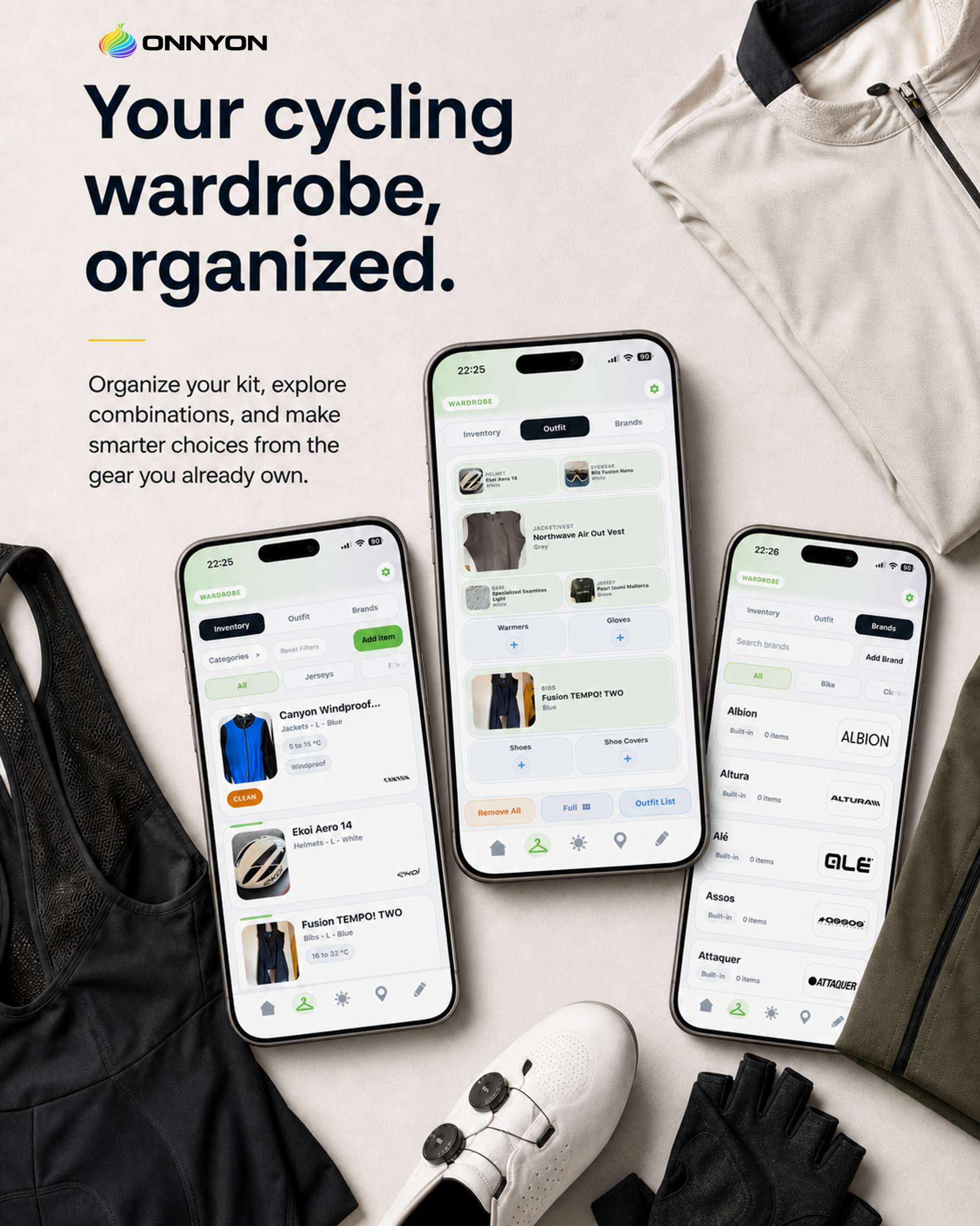 Wardrobe and inventory